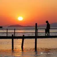 微信头像夕阳背影男生夕阳落下时刻男生背影头像