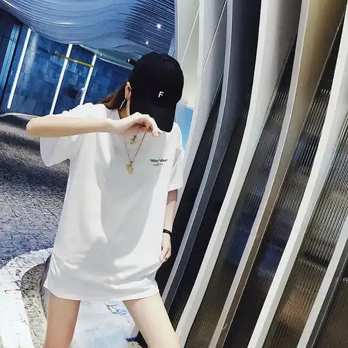 白色t恤女短袖中长款早春体恤大版宽松夏装2020新款ins网红上衣潮