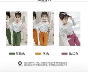 2019新款清新童套装女童春装中大童儿童荷叶边衬衫两件套童装