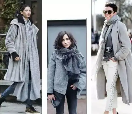 大衣不加围巾白穿了