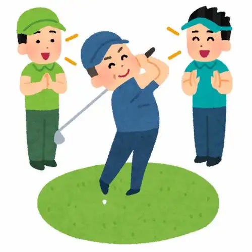 高尔夫高尔夫球卡通插画免扣素材手绘png7插画运动比赛健身