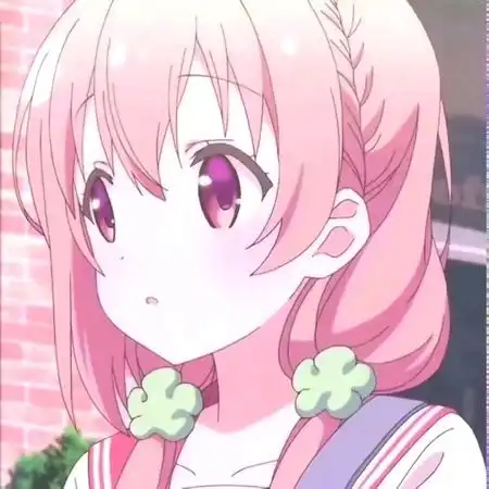 可爱动漫女头像萌系粉色