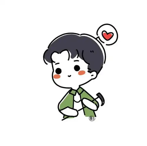 简笔画情头手绘简笔画情侣头像