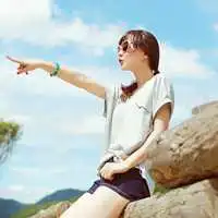 唯美韩系女生头像