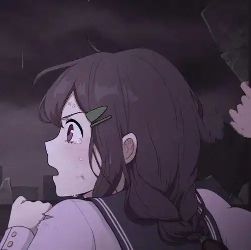 帅气动漫黑色系男生头像