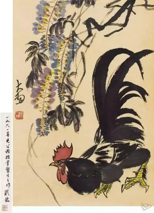 古今画鸡大吉大利,吉星高照