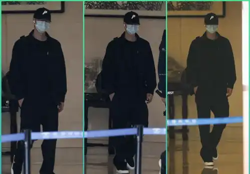 又是全黑系王一博短期休假结束,绿色行李箱成了全新亮点