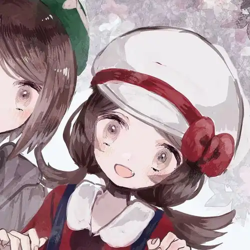 萌系头像双人闺蜜搞怪