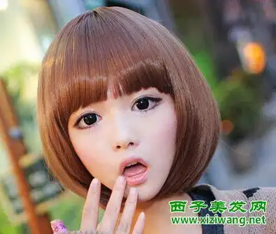 女生非主流波波头图片清新自然又干净