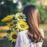 2019头像女生清新向日葵微信头像图片大全