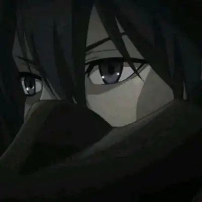 黑白动漫头像丧清晰图片