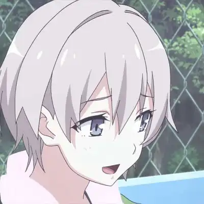 短发动漫头像女生高冷手绘帅气短发女生精致头像