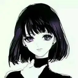 戴围巾的女生头像卡通不