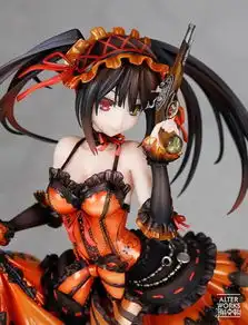 邪魅气质完美还原约会大作战时崎狂三灵装手办