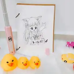动漫素描画铅笔画女生图片欣赏,快来收图