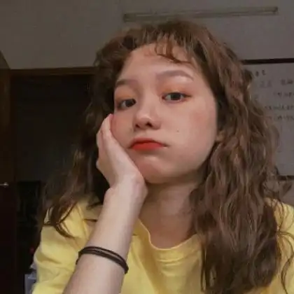 可爱气质潮流女头,眼神充满美丽的女生