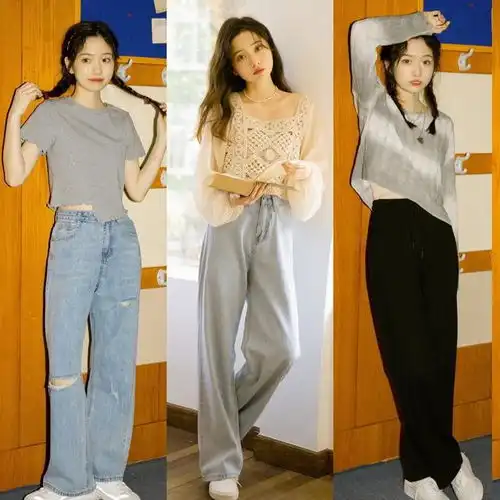 小个子女生春夏温柔风穿搭,都是简约基础款,时髦百搭又减龄显高