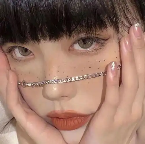 禁欲系锁骨链项圈情侣头