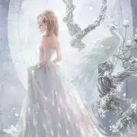 动漫女生图片唯美白色女生头像动漫白色系图片