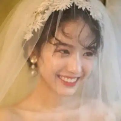 情侣头像婚纱系列萌娃不