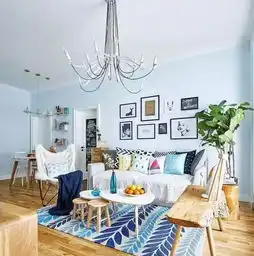 74平北欧二居室,清爽的感觉,超高的颜值