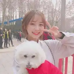 气质女生和可爱小动物头像我就是喜欢动物的小仙女