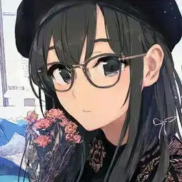 清冷破碎感头像女动漫玫