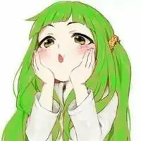绿头发的动漫头像女生微信头像图片大全