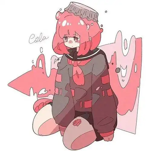 日系呆萌可爱的糖果系漫画女孩,这也太甜了