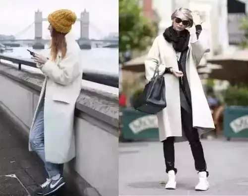 大衣只能配高跟鞋这样穿才是今年的最时尚