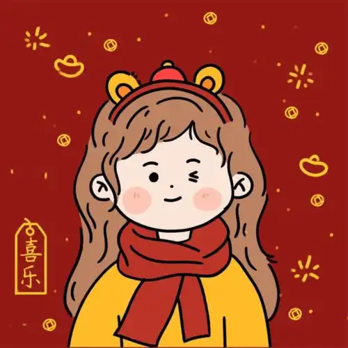 虎年动漫头像新年男头女头来换吧