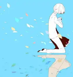 情侣头像绿色系卡通古风