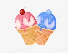 夏天之手绘卡通解暑冰淇淋甜筒png图片素材免费下载psd格式熊猫办公