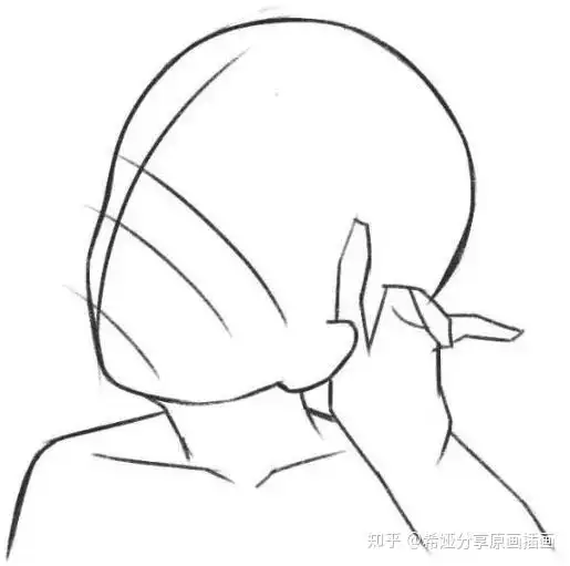 绘画教程二次元漫画人物五官画法