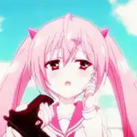 动漫女头像可爱粉色微信头像图片大全