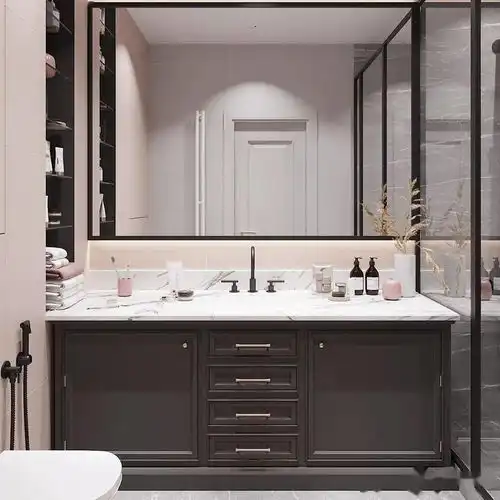 美家两间灰色粉色系的卧室家装设计