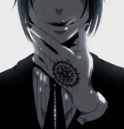 头像男高冷黑色系动漫动