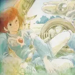 宫崎骏铅笔淡彩动画原画