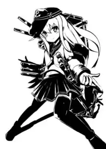 求动漫舰娘头像要求背景白色的高冷一点的类似于下面两张.