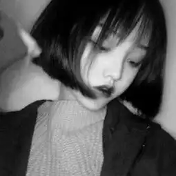 伤感孤单黑白女生头像痴情有罪我来背