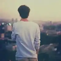 头像黑色系男生背影男生