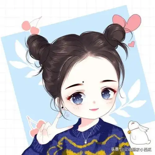 换一换你的头像吧,手绘的卡通微信头像,减龄又可爱,值得珍藏哦