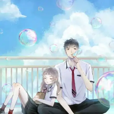 恍然心动情侣头像,让你心跳的动漫情侣头像图片