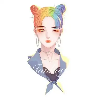 特别好看的手绘女生头像,超霸气的女真人手绘的