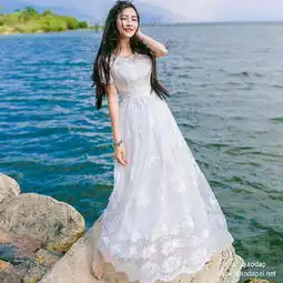 飘逸大摆连衣裙,让夏日更仙气纤瘦