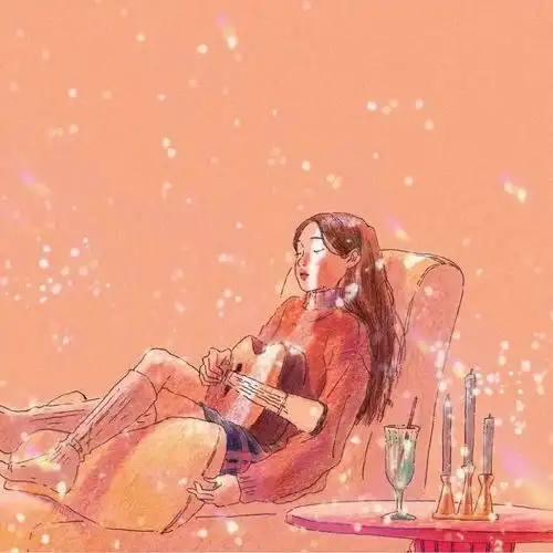 个性插画女生头像