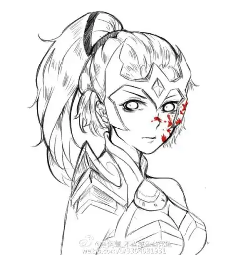 求王者荣耀五黑头像,黑白的,脸上都有血的