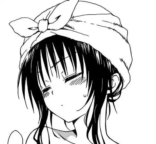 动漫女头我没隐身,只是换了黑白头像