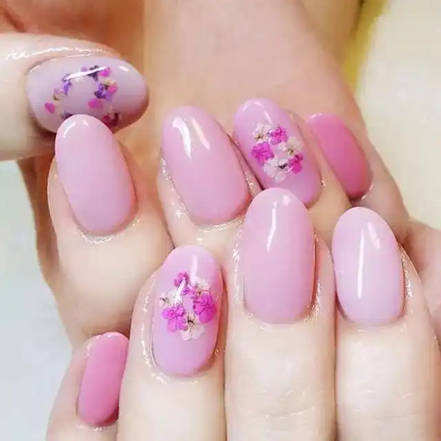 干花系列美甲图集,这个夏天get起来