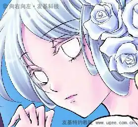 pt与ps结合怎样鼠绘唯美的蓝色卡通女孩